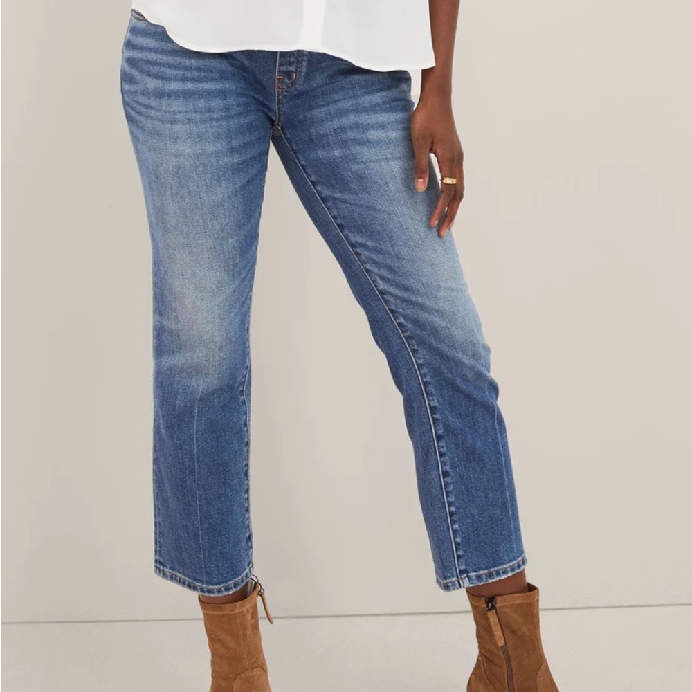 Hatch Over The Bump Straight Maternity Jean